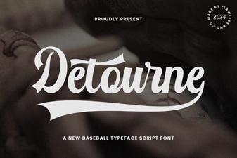 Detourne Font – Free Script Font Download for Creative Projects