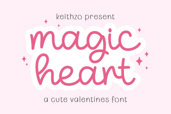 Magic Heart Font for Romantic and Creative Design Projects