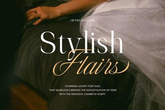 Stylish Flairs Font – Elegant Serif Typeface for Creative Designs